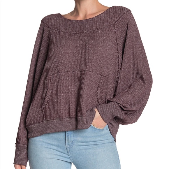 We The Free Tops - We The Free Westend Thermal Purple Medium NWT